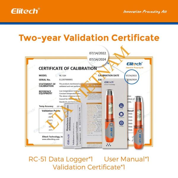 elitech rc 51h usb temperature and humidity data logger pen styled auto pdf 32000 pointselitech technology inc