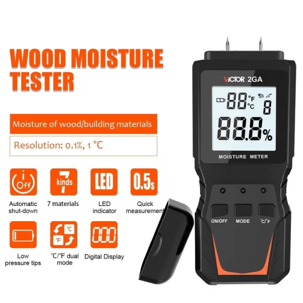 pl170095778 victor 2ga digital wood moisture meter handheld humidity meter