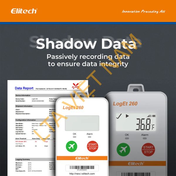elitech 4g reusable real time temperature humidity data logger lightshocklocation built in sim card shadow dataairplane modecloud data storagesmsemailappweb ala