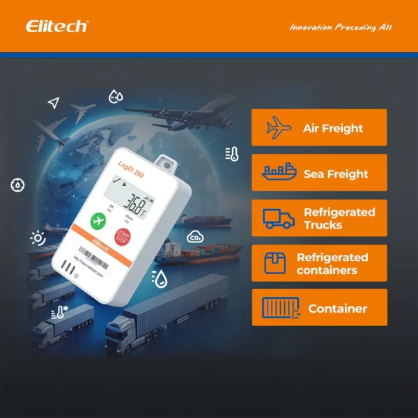 elitech 4g reusable real time temperature humidity data logger lightshocklocation built in sim card shadow dataairplane modecloud data storagesmsemailappweb ala