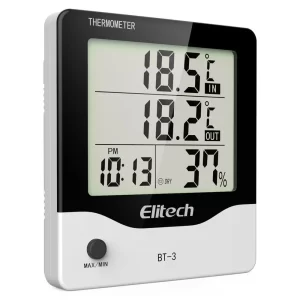 elitech bt 3 lcd indooroutdoor digital hygrometer thermometer with clock and minmax valueelitech technology inc 956100 1024x1024