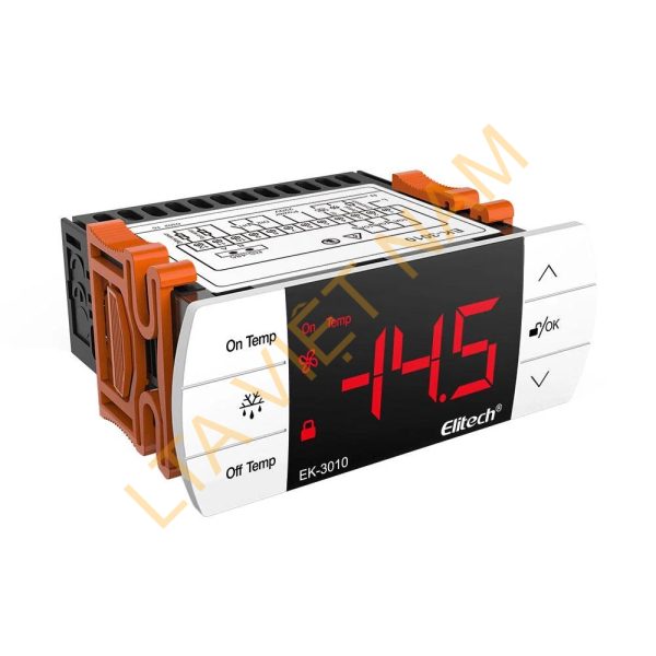 elitech ek 3010 digital temperature controller temp control panel thermostat with temperature probe 110velitech technology inc