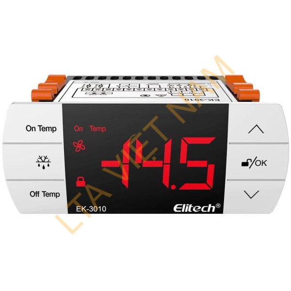 elitech ek 3010 digital temperature controller temp control panel thermostat with temperature probe 110velitech technology inc