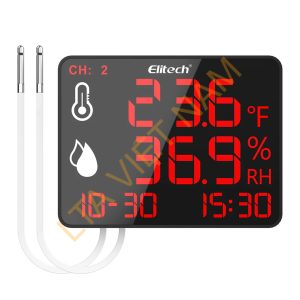 elitech high accuracy digital hygrometer thermometer bluetooth data logger 30000 points humidity temperature monitor with calibration certificate for audit for 525963 1024x1024
