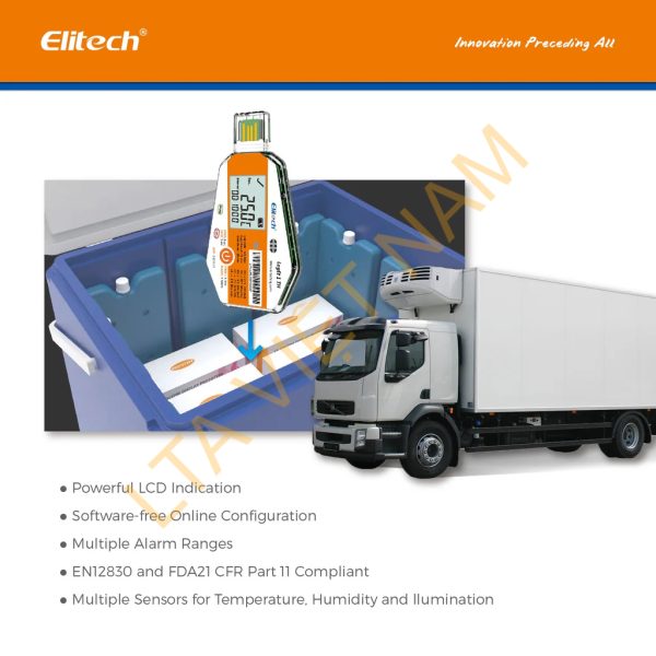 elitech loget 1 th single use temperature and humidity data loggerelitech technology inc
