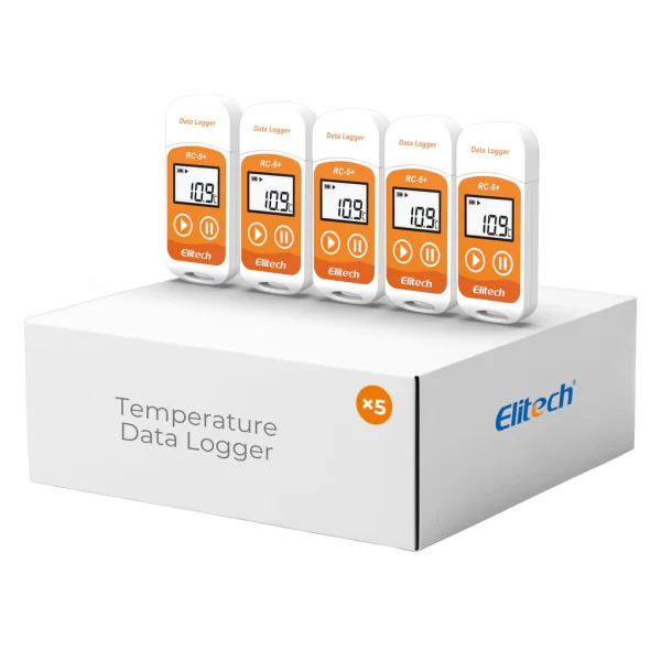 elitech rc 5 reusable usb temperature data logger with auto pdf reportelitech technology inc