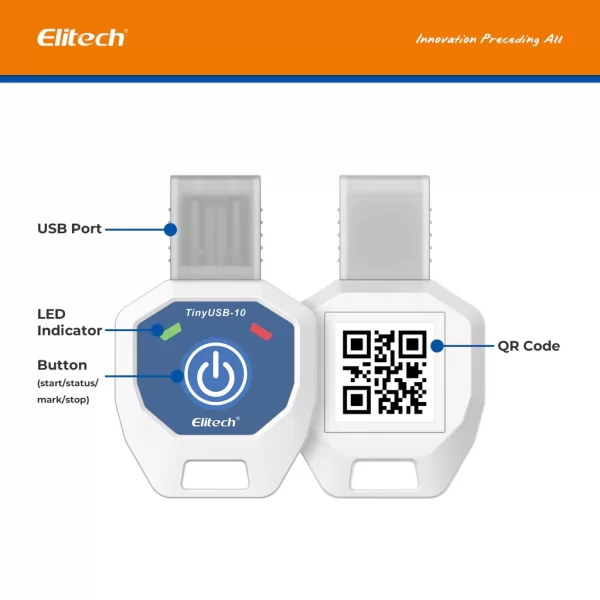 elitech tinyusb single use temperature recorder data logger tinyusb 10elitech technology inc