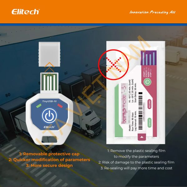 elitech tinyusb single use temperature recorder data logger tinyusb 10elitech technology inc