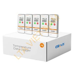 elitech usb digital temperature humidity data logger with shadow data reusable recorder 32000 points auto pdf csv report for windowsmacos refrigerator thermomet 122002 800x800
