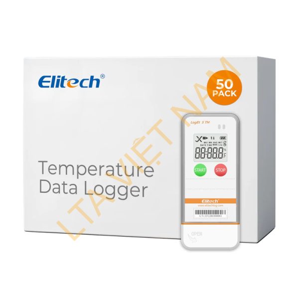elitech usb digital temperature humidity data logger with shadow data reusable recorder 32000 points auto pdf csv report for windowsmacos refrigerator thermomet