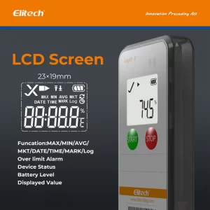 elitech usb digital temperature humidity data logger with shadow data reusable recorder 32000 points auto pdf csv report for windowsmacos refrigerator thermomet 787577 800x800