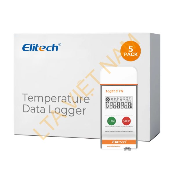 elitech usb temperature humidity data logger reusable temperature recorder digital refrigerator thermometer high accuracy auto pdf report usb port 32000 points