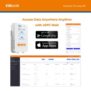 elitech wifi 4g cellulari real time digital temperature humidity light data logger with diverse replaceable probessold separately 100000 points cloud data stora 932437 1024x1