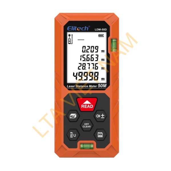 pre order elitech laser distance meter 165ft digital measure tool with areavolumepythagoras mode backlit lcd 99 data records 2mm accuracy ftinm unit switch idea